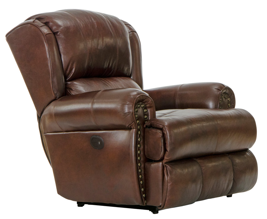 Duncan Power Deluxe Lay Flat Recliner - Smokey Mountain Furniture (NC)