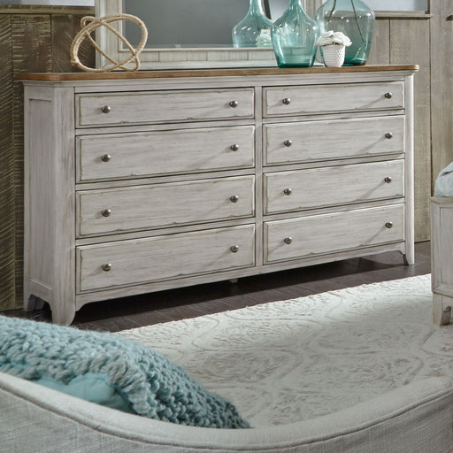 Liberty Furniture Farmhouse Reimagined Drawer Dresser in Antique White image