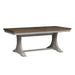 Farmhouse Reimagined Opt 5 Piece Trestle Table Set - Smokey Mountain Furniture (NC)
