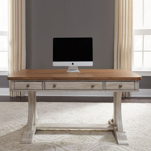 Liberty Farmhouse Reimagined Writing Desk in Antique White image