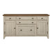 Farmhouse Reimagined Door Credenza in Antique White - Smokey Mountain Furniture (NC)