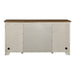 Farmhouse Reimagined Door Credenza in Antique White - Smokey Mountain Furniture (NC)