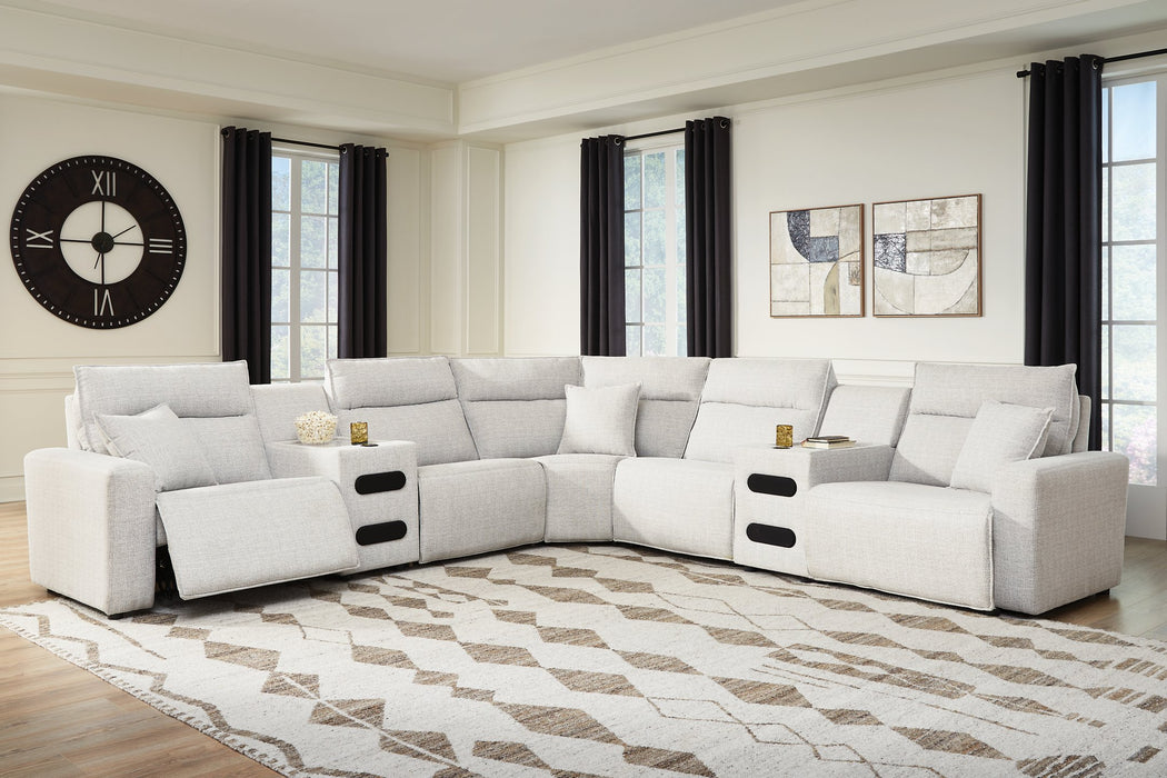 Modmax II Power Reclining Sectional with Audio Consoles - Smokey Mountain Furniture (NC)