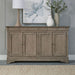 Liberty Furniture Morrow Bay Hall Buffet in Sandy Taupe EST SHIP TIME APPX 4 WEEKS image