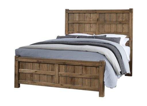 Vaughan Bassett Dovetail Cal King Board and Batten Bed in Natural image