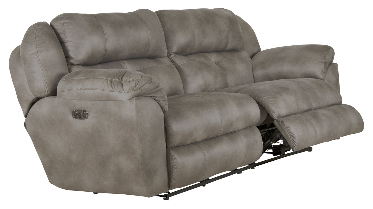 Ferrington Power Headrest w/ Lumbar Power Lay Flat Reclining Sofa - Smokey Mountain Furniture (NC)