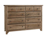 Vaughan Bassett Cool Farmhouse Dresser in Natural image
