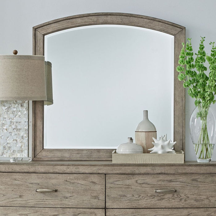 Liberty Furniture Avalon Arched Mirror in Burnished Beige