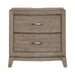 Avalon Nightstand with Charging Station in Burnished Beige - Smokey Mountain Furniture (NC)