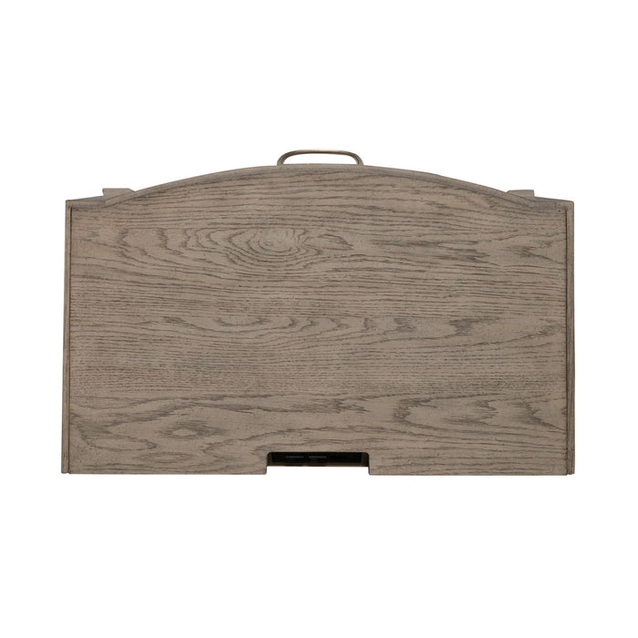 Avalon Nightstand with Charging Station in Burnished Beige - Smokey Mountain Furniture (NC)