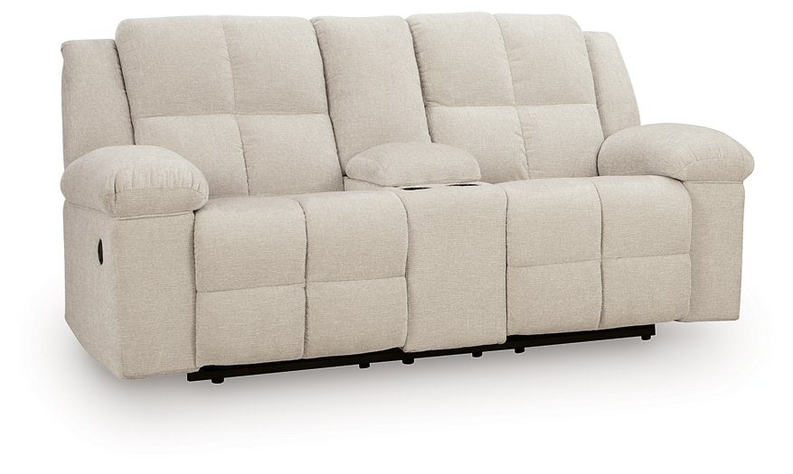 Orlen Reclining Loveseat with Console - Smokey Mountain Furniture (NC)