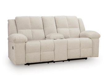 Orlen Reclining Loveseat with Console - Smokey Mountain Furniture (NC)