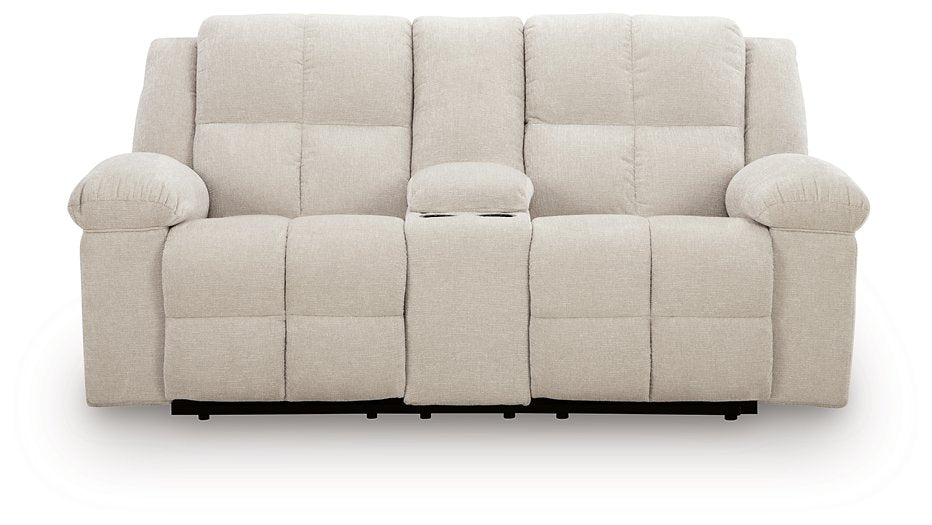 Orlen Reclining Loveseat with Console - Smokey Mountain Furniture (NC)