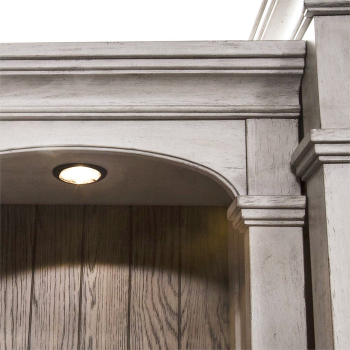 Liberty Heartland 66" Entertainment Center with Piers in Antique White