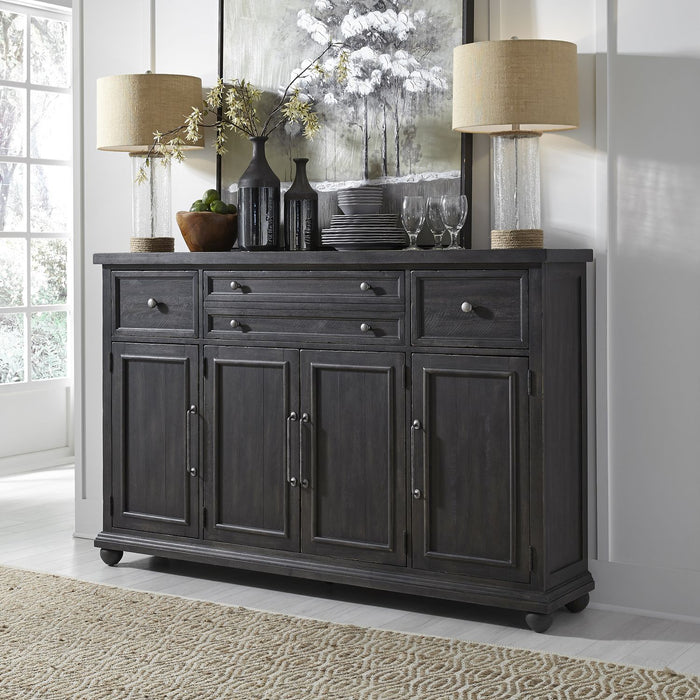 Liberty Furniture Harvest Home Hall Buffet in Chalkboard image