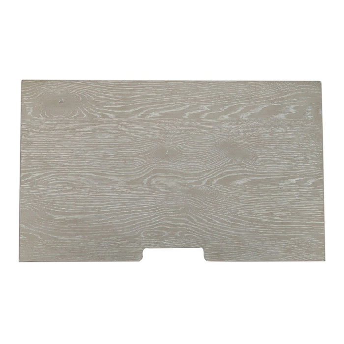 Belmar 3 Drawer Nightstand in Washed Taupe and Silver Champagne - Smokey Mountain Furniture (NC)