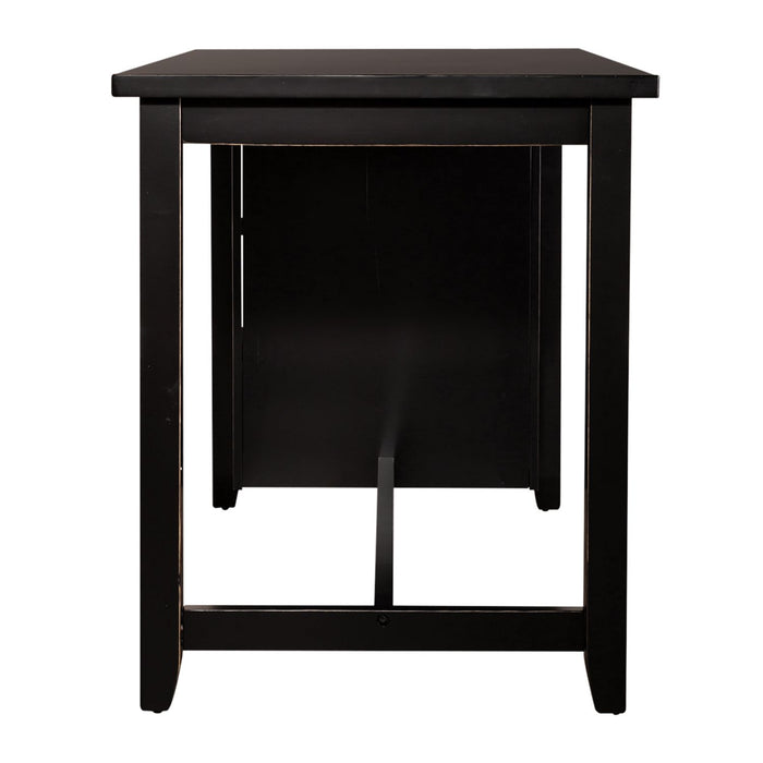 Brook Creek 5 Piece Counter Set in Black