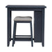 Brook Creek 3 Piece Counter Set - Navy - Smokey Mountain Furniture (NC)