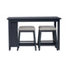 Brook Creek 5 Piece Counter Set- Navy - Smokey Mountain Furniture (NC)