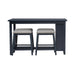 Brook Creek 5 Piece Counter Set- Navy - Smokey Mountain Furniture (NC)