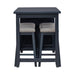 Brook Creek 5 Piece Counter Set- Navy - Smokey Mountain Furniture (NC)