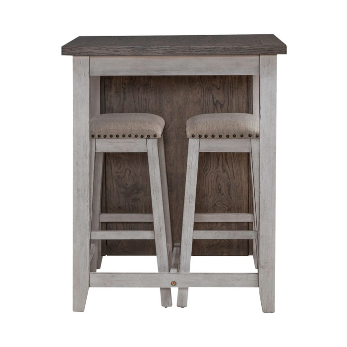 Brook Creek 3 Piece Counter Set - Two Tone - Smokey Mountain Furniture (NC)