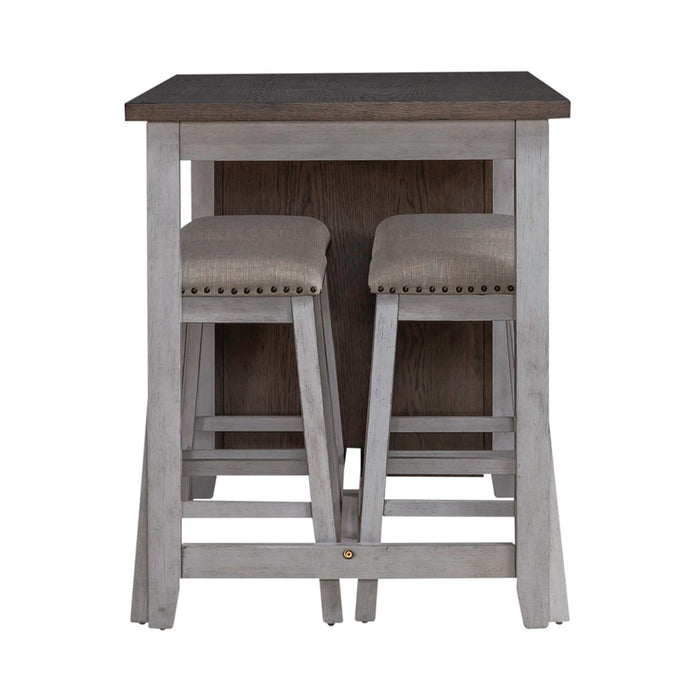 Brook Creek 5 Piece Counter Set- Two Tone - Smokey Mountain Furniture (NC)