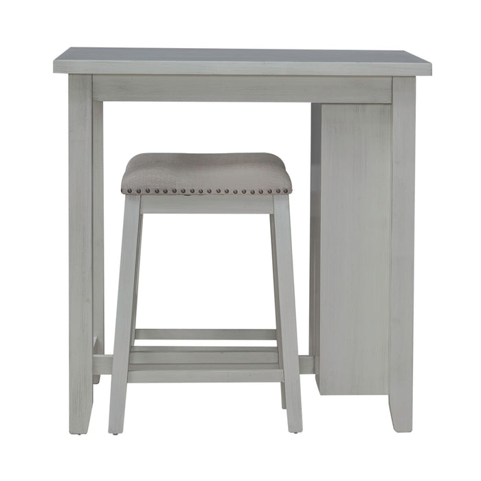 Brook Creek 3 Piece Counter Set - White - Smokey Mountain Furniture (NC)