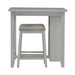 Brook Creek 3 Piece Counter Set - White - Smokey Mountain Furniture (NC)