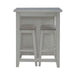 Brook Creek 3 Piece Counter Set - White - Smokey Mountain Furniture (NC)