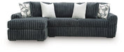 Midnight-Madness Sectional Sofa with Chaise - Smokey Mountain Furniture (NC)
