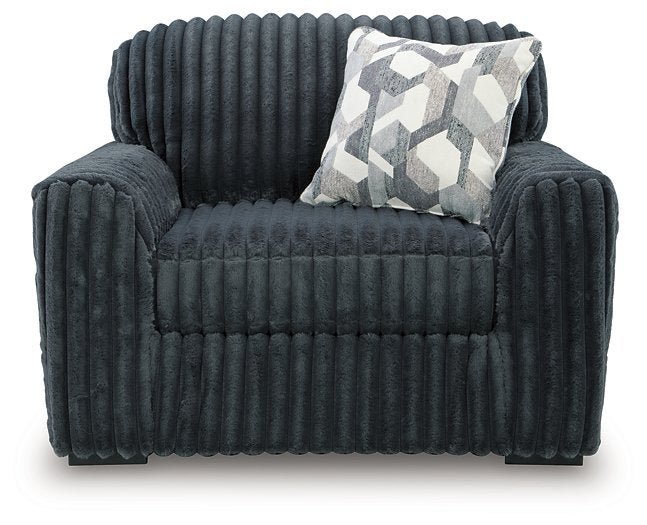 Midnight-Madness Oversized Chair - Smokey Mountain Furniture (NC)