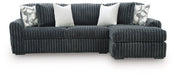Midnight-Madness Sectional Sofa with Chaise - Smokey Mountain Furniture (NC)