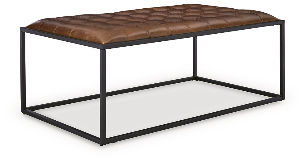 Junsor Coffee Table Ottoman - Smokey Mountain Furniture (NC)