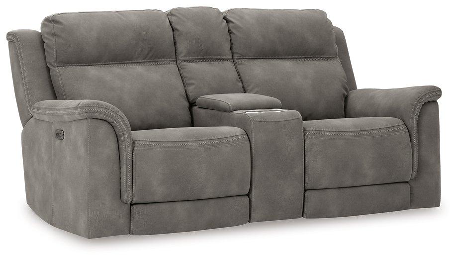 Next-Gen DuraPella Power Reclining Loveseat with Console - Smokey Mountain Furniture (NC)
