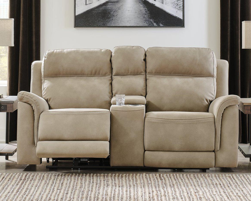 Next-Gen DuraPella Power Reclining Loveseat with Console - Smokey Mountain Furniture (NC)