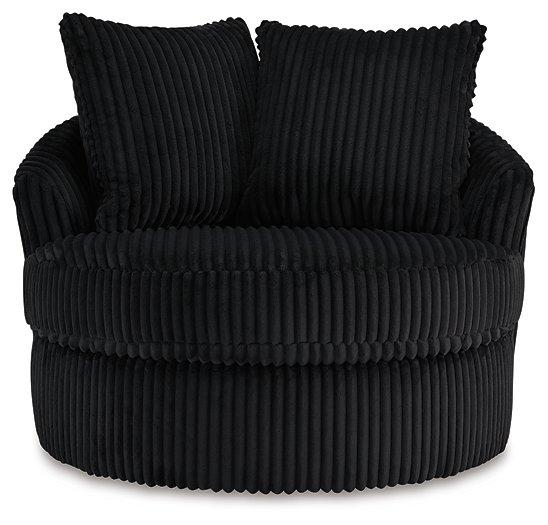 Gramwell Swivel Accent Chair - Smokey Mountain Furniture (NC)