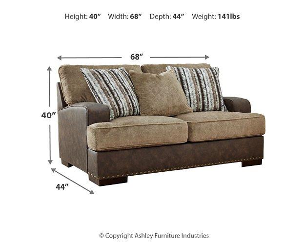 Alesbury Loveseat - Smokey Mountain Furniture (NC)