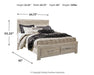 Bellaby Bed with 2 Storage Drawers - Smokey Mountain Furniture (NC)