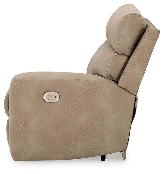 Next-Gen DuraPella Power Reclining Sectional Loveseat with Console - Smokey Mountain Furniture (NC)