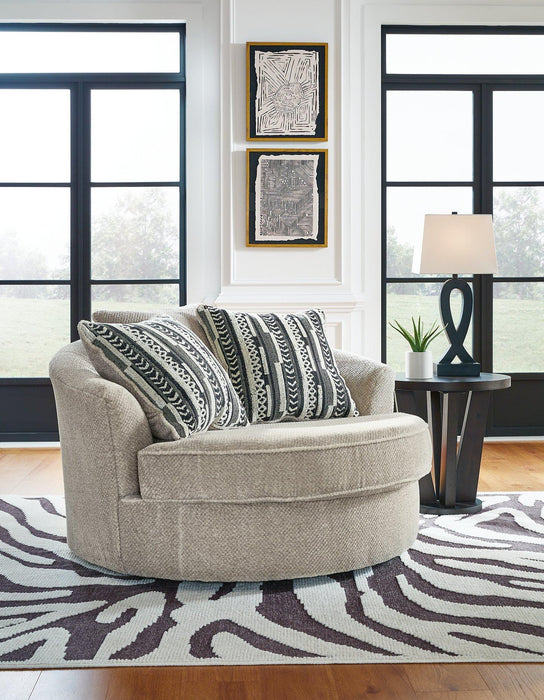 Calnita Oversized Swivel Accent Chair - Smokey Mountain Furniture (NC)