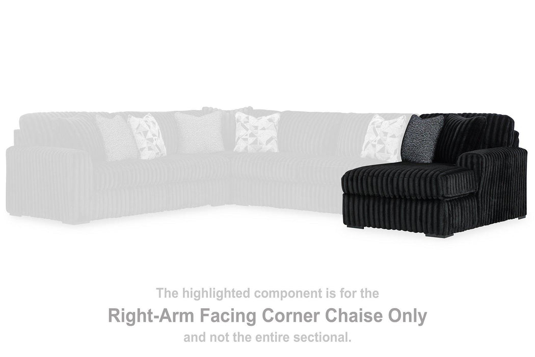 Midnight-Madness Super Chaise - Smokey Mountain Furniture (NC)