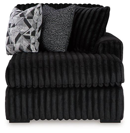 Midnight-Madness Super Chaise - Smokey Mountain Furniture (NC)