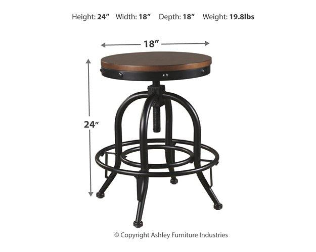 Valebeck Counter Height Bar Stool - Smokey Mountain Furniture (NC)