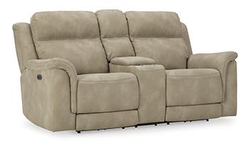 Next-Gen DuraPella Power Reclining Loveseat with Console - Smokey Mountain Furniture (NC)