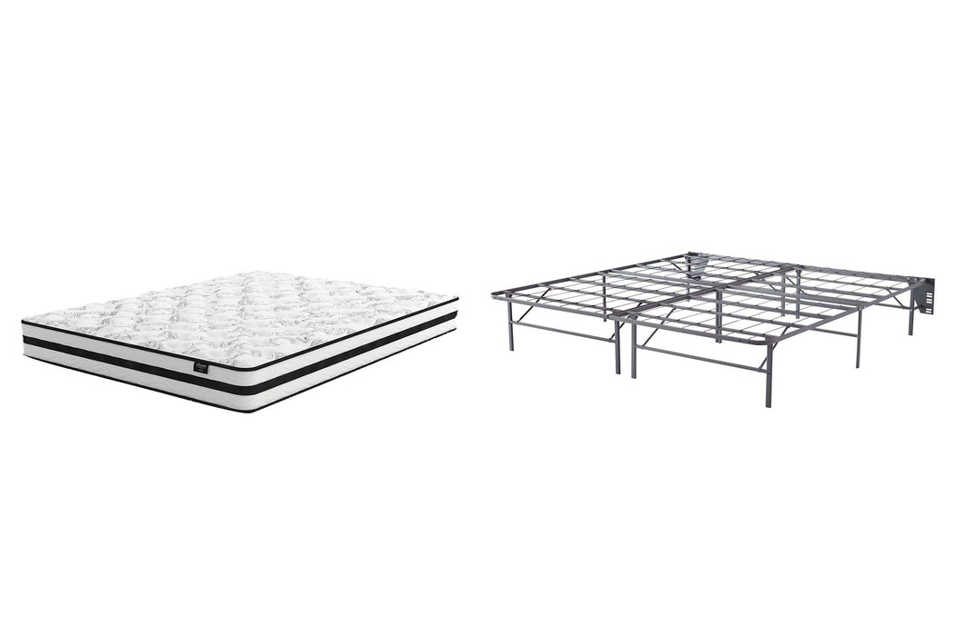 8 Inch Chime Innerspring Mattress Set - Smokey Mountain Furniture (NC)