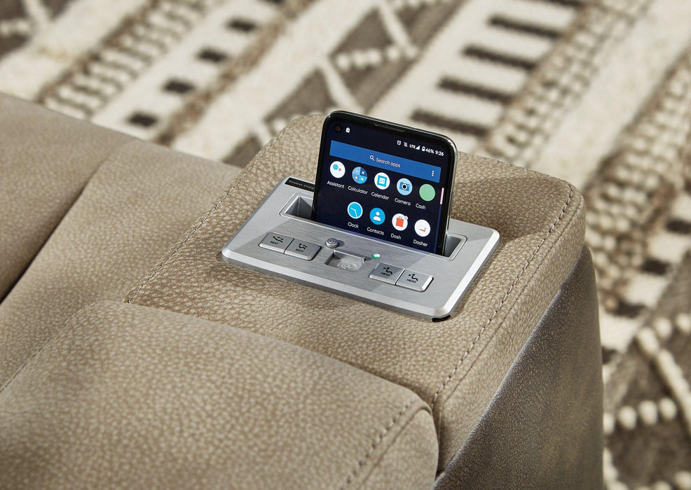 Next-Gen DuraPella Power Reclining Loveseat with Console - Smokey Mountain Furniture (NC)