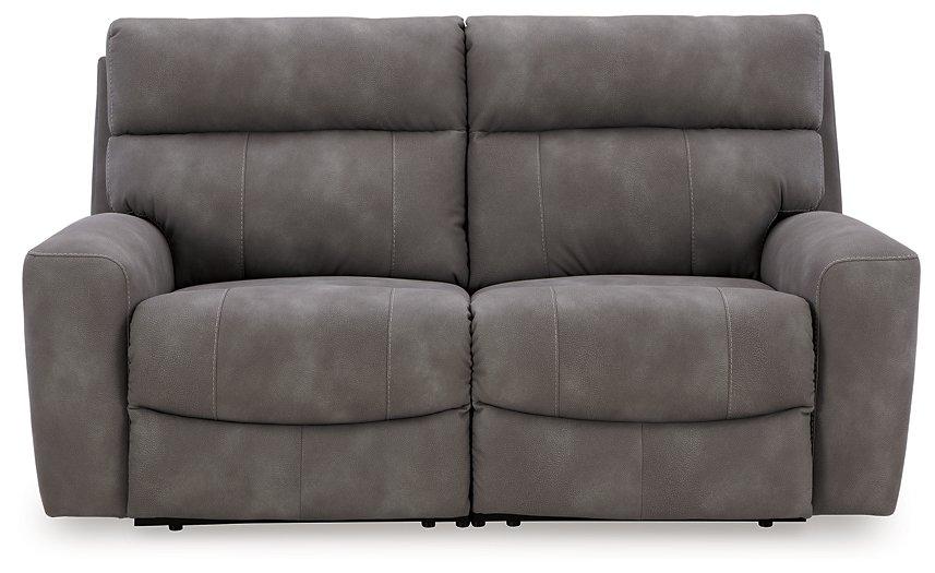 Next-Gen DuraPella Power Reclining Sectional Loveseat - Smokey Mountain Furniture (NC)