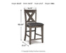 Caitbrook Counter Height Dining Package - Smokey Mountain Furniture (NC)