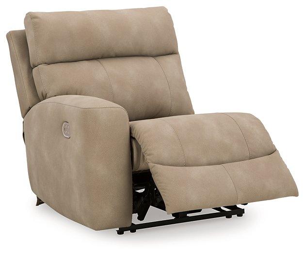 Next-Gen DuraPella Power Reclining Sectional Loveseat with Console - Smokey Mountain Furniture (NC)